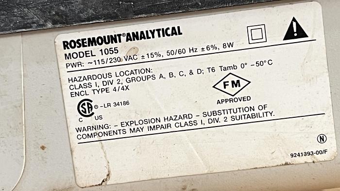 Used Rosemount- Solu COMP II Dual Input Analyzer