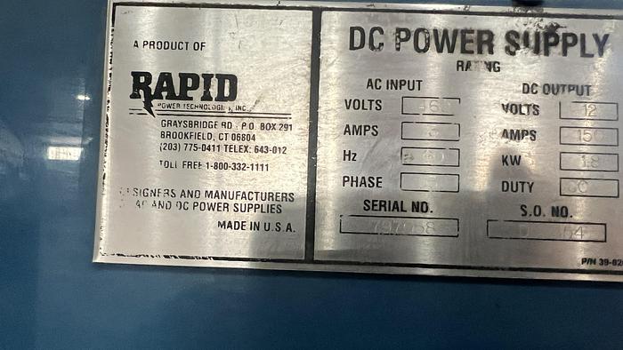 Used Rapid 12V 150A