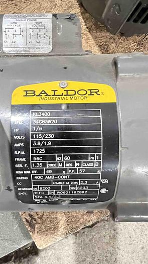 Used BALDOR Motors-Item#667