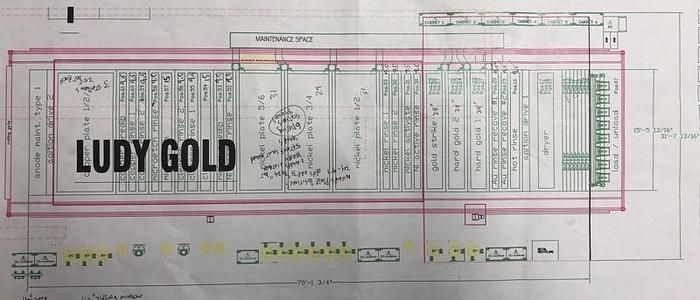 Used 131" Long Tanks, Automated Line For Thin Parts, Buss Bar, Threaded Rod etc.-Item#237