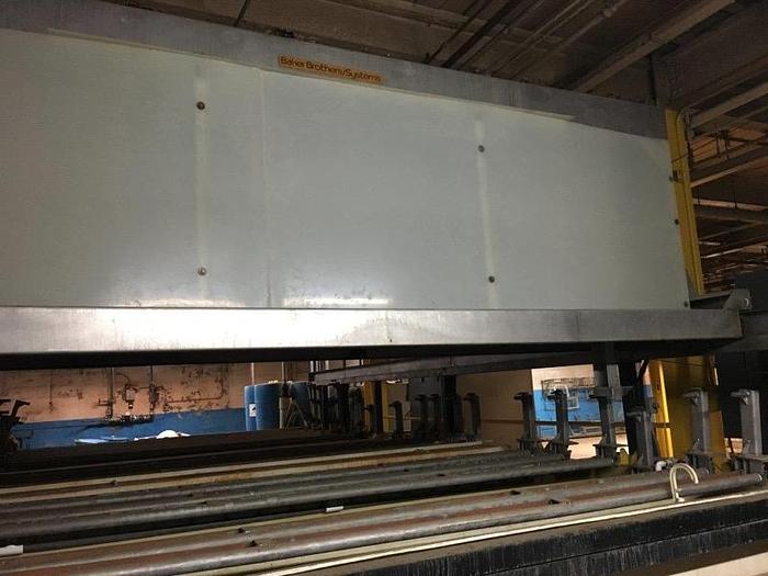 Used BAKER BROTHERS AUTOMATED RACK PLATING LINE-Item#207