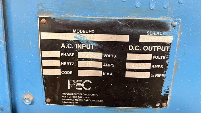 Used PEC 6V 4,000A