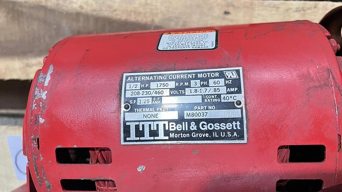Used Bell & Gossett- Alternating Current Motor