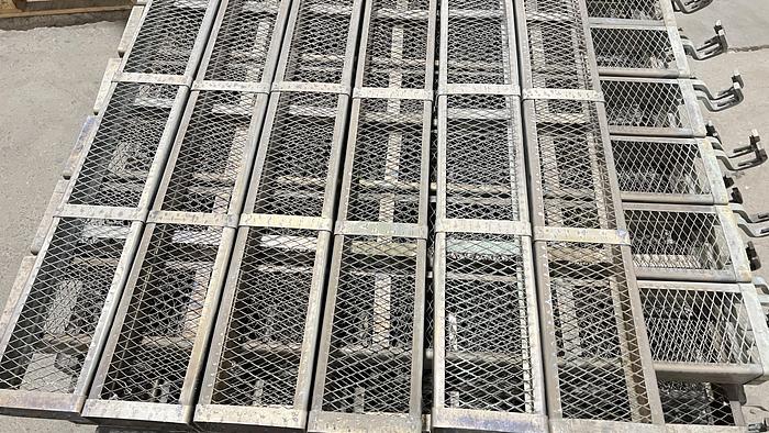 Used Titanium- 1/2" Expanded Metal Mesh