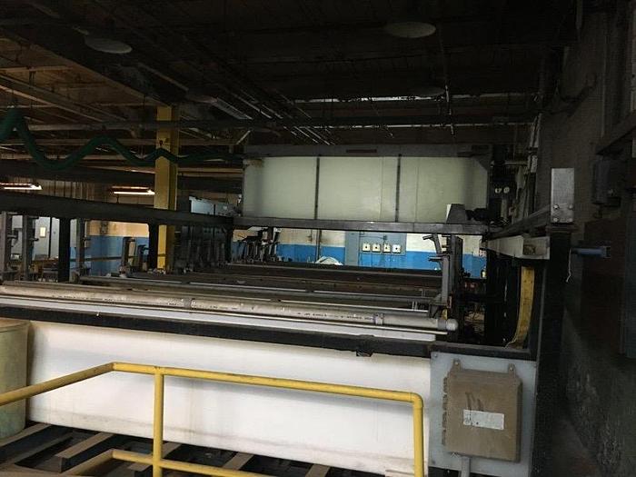 Used BAKER BROTHERS AUTOMATED RACK PLATING LINE-Item#207