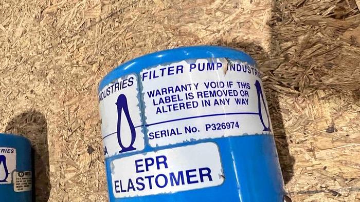 Used Filter Pump Industries #P-1/6A-Item#726