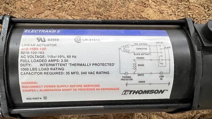 NEW: THOMSON Linear Actuator-Item#525