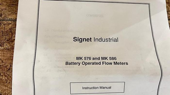 SIGNET Flow Meters (NEW)-Item#638