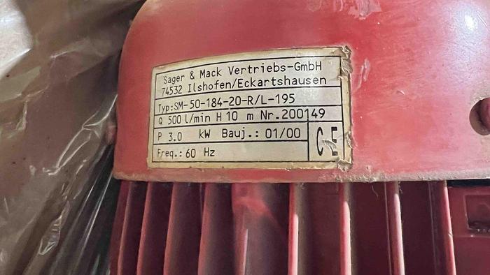 Used Sager & Mack Pumps-Item#665