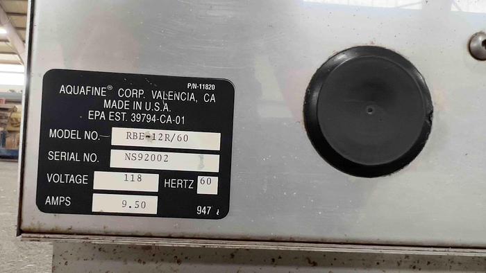 Used Aquafine UV Disinfection Unit-Item#407