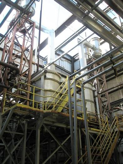 Used Crystallizer, 2,000 Gallon, Alloy, 6' X 8', Agit, Coil, (2) #C735206