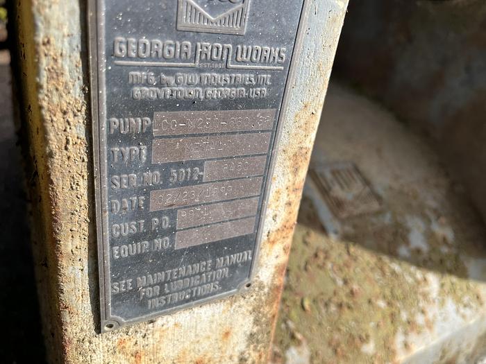 Used Georgia Iron Works LCC-M250-660 3P