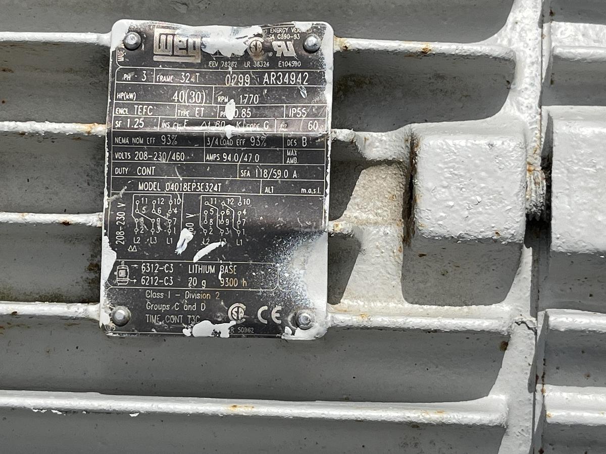 Used WEG 04018EP3E324T