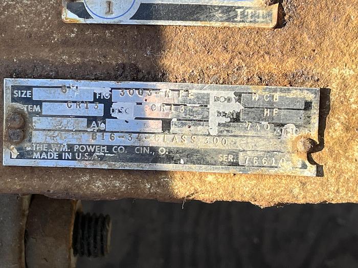 Used Powell 8" Gate Valve