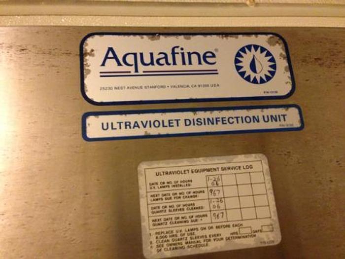 Used Aquafine UV Light