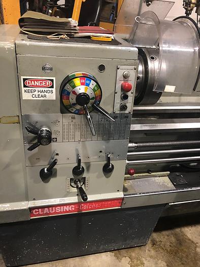 Used 1987 Clausing Cochester 17" X 80" Engine Lathe