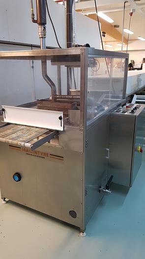 Used Macintyre 400mm wide Chocolate Enrobing Line