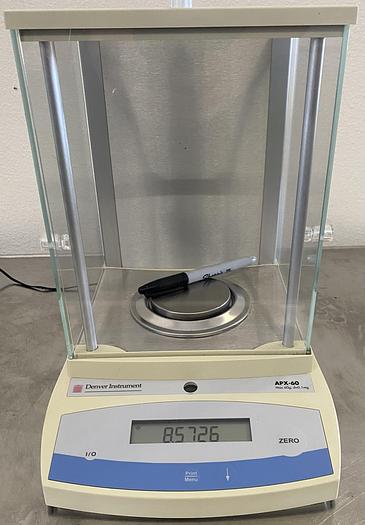 Used Denver Instrument Co. APX-60 Analytical Balance FULLY TESTED