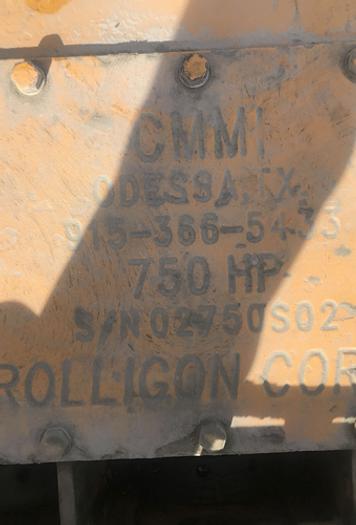 Used 750hp Single Chemical/Fluid Pump Trailer