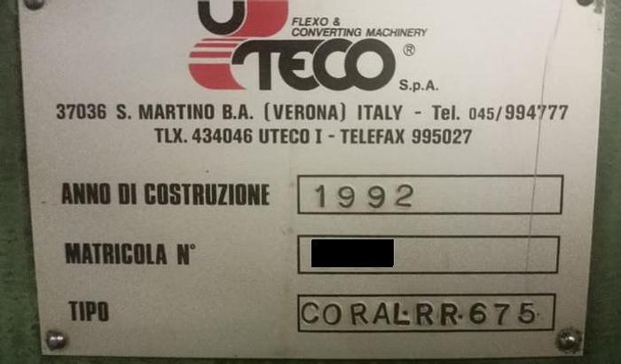 Used (visible in production) 1992 UTECO CORAL 675 140