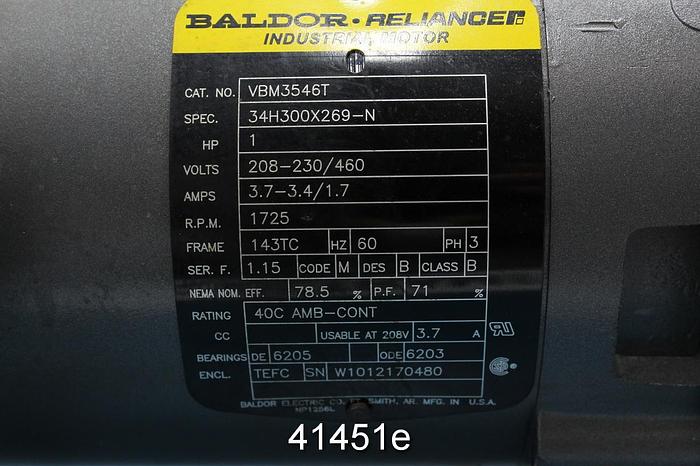 Used Falk ULTRAMITE 06UBB3A100A1B Gear Box, 100/1 Ratio #41451