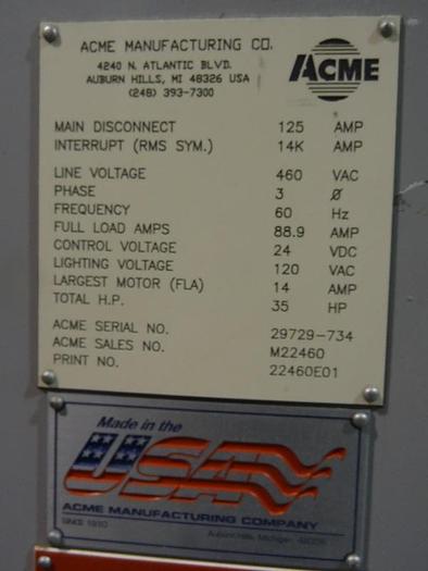Used ACME/FANUC ROBOTIC POLISHING CELL WITH FANUC M710IB/45 ROBOT