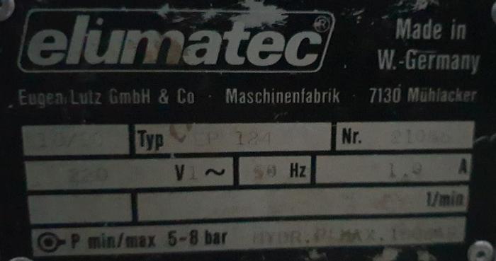 Gebraucht Eckverbindungspresse Elumatec EP 124