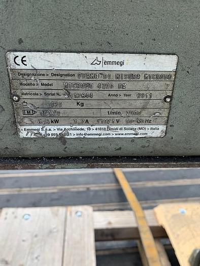 Used 2011 Emmegi 550 SCA Rising Blade Cutting Machine