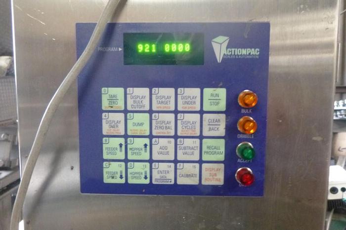 Used Filler, Bag, Weigh, S/st, ActionPac, Mdl ME 109 #S743774