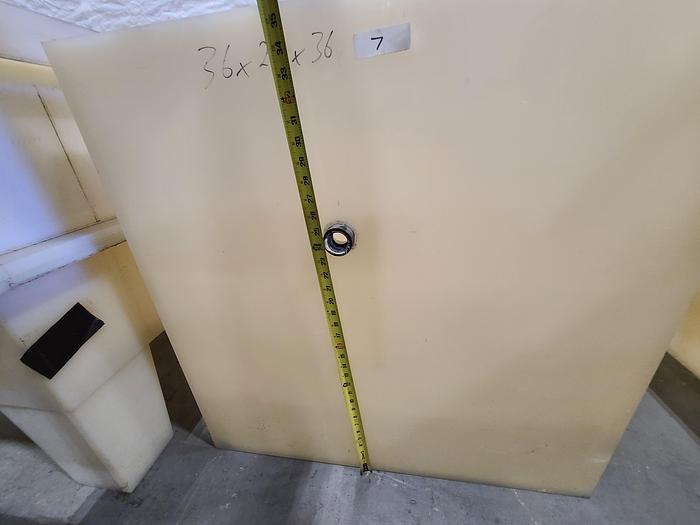 Used Polypro Tank Counter Flow Rinse side and bottom support 70" x 28" x 29" Removable Partition - LARRY PLEASE CHECK DEMENTIONS