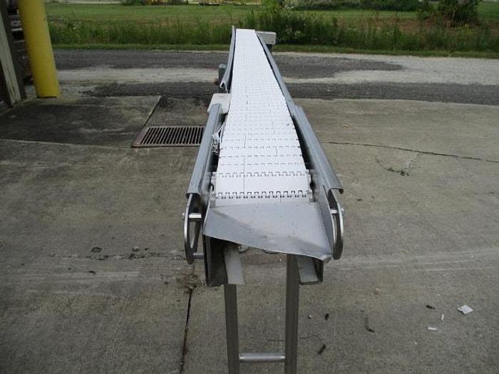 Used Conveyor; Intralox Belt; 8"W x 15'L
