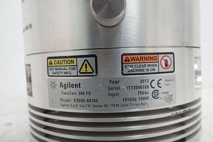 Used Agilent TwisTorr 304 FS X3500-64104 Vacuum Pump