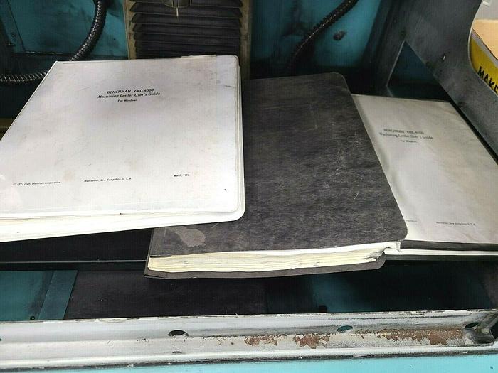 Used 1997 Benchman VMC 4000 CNC Milling Machine Mini Mill with Tool Charger NEEDS COMPUTER CPU