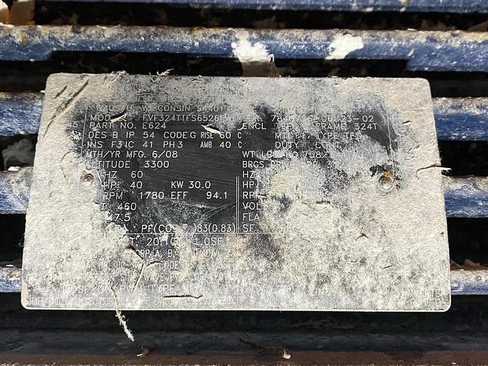 Used APACHE MDL. T-132 8'DIA.  X 14'HIGH T-316L SS TANK W/ AGITATOR 5264 GALLONS