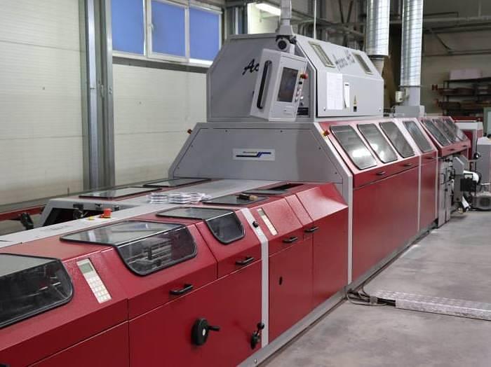 Used Muller Martini Acoro Perfect Binder and gathering (2006)