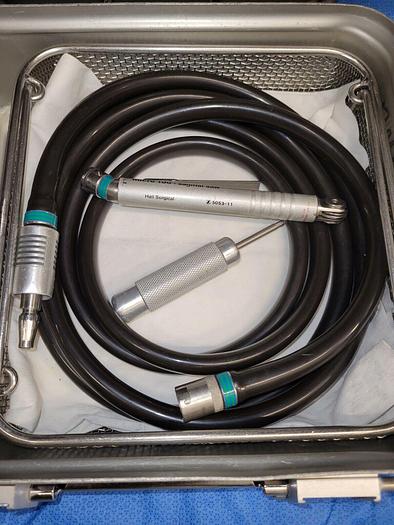 Used HALL 5053-11 Micro 100 Sagittal Saw w/Hose, Hex, & Genesis Autoclavable Case