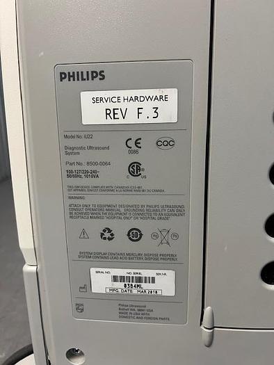 Used PHILIPS iU22 Ultrasound System