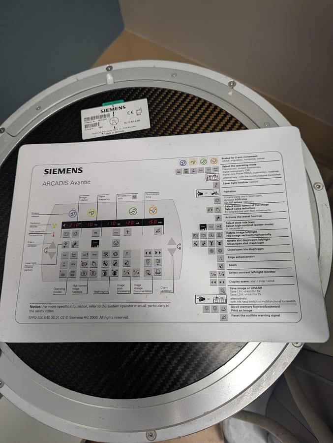 Used Siemens ARCADIS Avantic
