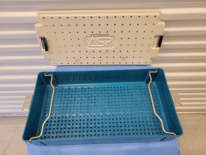 Used ASP SURGICAL INSTRUMENTS STERILIZATION CASE 17.25"L × 9"D × 3.25"H