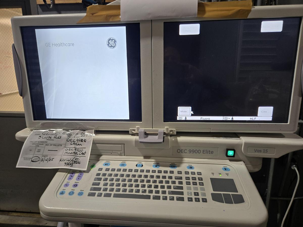 Used GE OEC 9900 ELITE Vas 15 C-ARM SYSTEM (12" II)