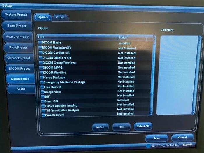 Used MINDRAY DC-N3 Ultrasound System