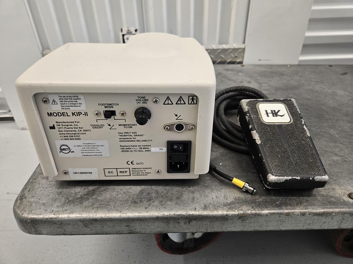 Used HK Surgical KIP-II Klein Infiltration Pump