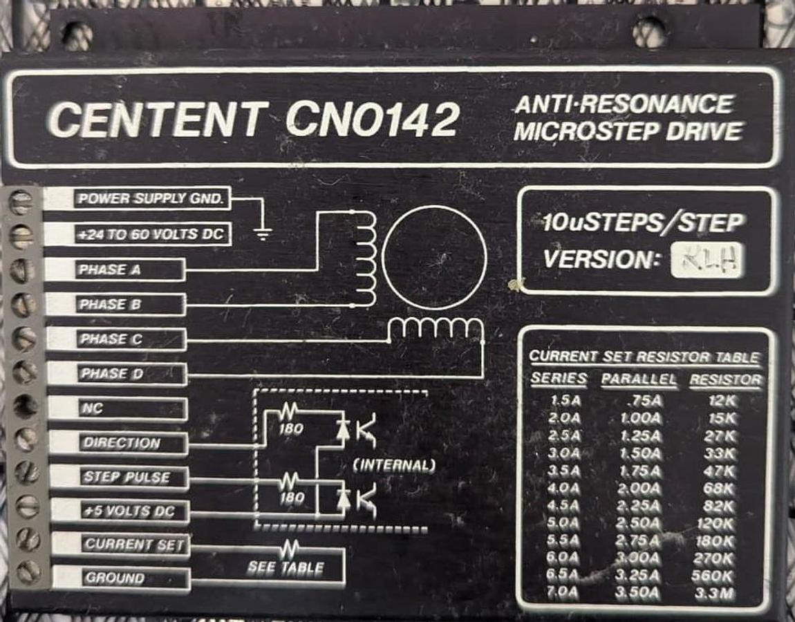 Used GE Lunar LNR5801 CENTENT CN0142 Anti-Resonance Microstep Drive