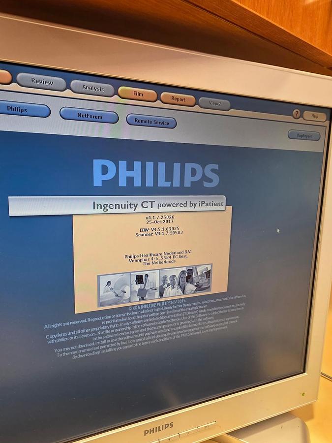 Used Philips INGENUITY 128-slice CT Scanner System