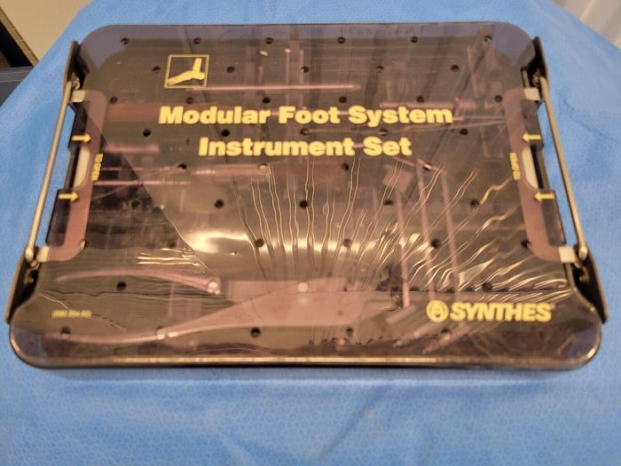 Used SYNTHES 105.100 Modular Foot System Instrument Set