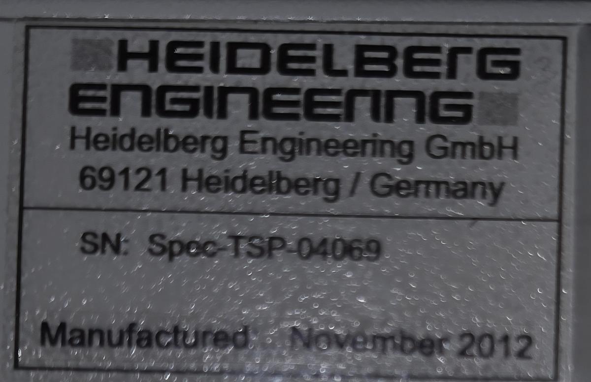 Used HEIDELBERG Spectralis HRA + OCT