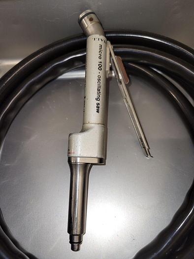 Used Hall 5053-12 Micro 100 Oscillating Saw w/5052-10 Hose & Autoclavable Case