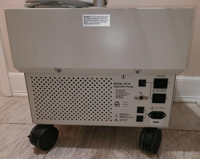 Used HK Surgical AP-III Aspirator Pump  w/2 Foot Pedals