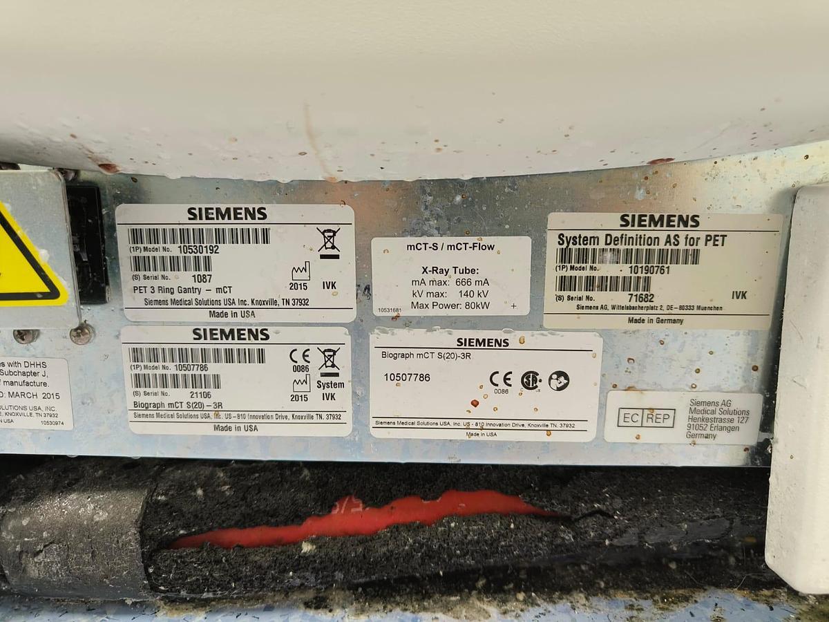 Used Siemens Biograph mCT 20 PET/CT