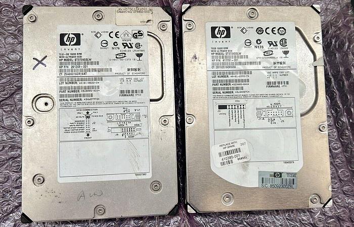 Used GE LightSpeed CT HP417791-001 - ST373455LW 73GB 15000RPM ULTRA 320  SCSI